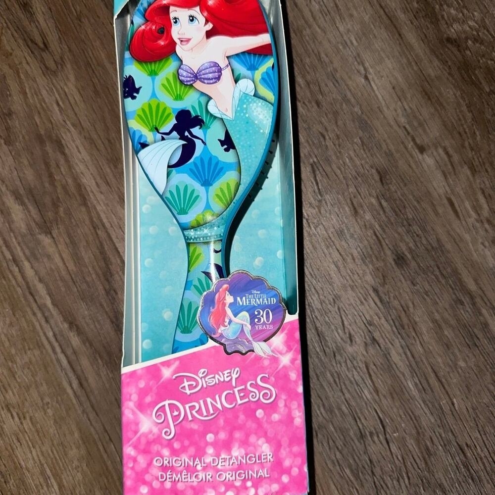 Wet Brush Disney‎ Princess Ariel Original Detangler Little Mermaid 30 Years Teal